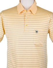 Svevo Parma Yellow Striped Cotton Polo - (RT) - Parent