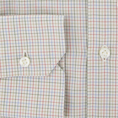 Truzzi Multi-Colored Plaid Cotton Dress Shirt - Slim - (7Q) - Parent