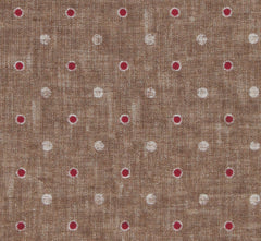 Brunello Cucinelli Light Brown Silk Pocket Square (BC1032323)