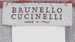Brunello Cucinelli Light Gray Solid Silk Pocket Square (BC1032313)