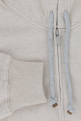 Brunello Cucinelli Light Brown Hooded Jacket - (BC926238) - Parent