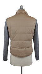 Brunello Cucinelli Beige Solid Jacket Vest - (BC1026237) - Parent