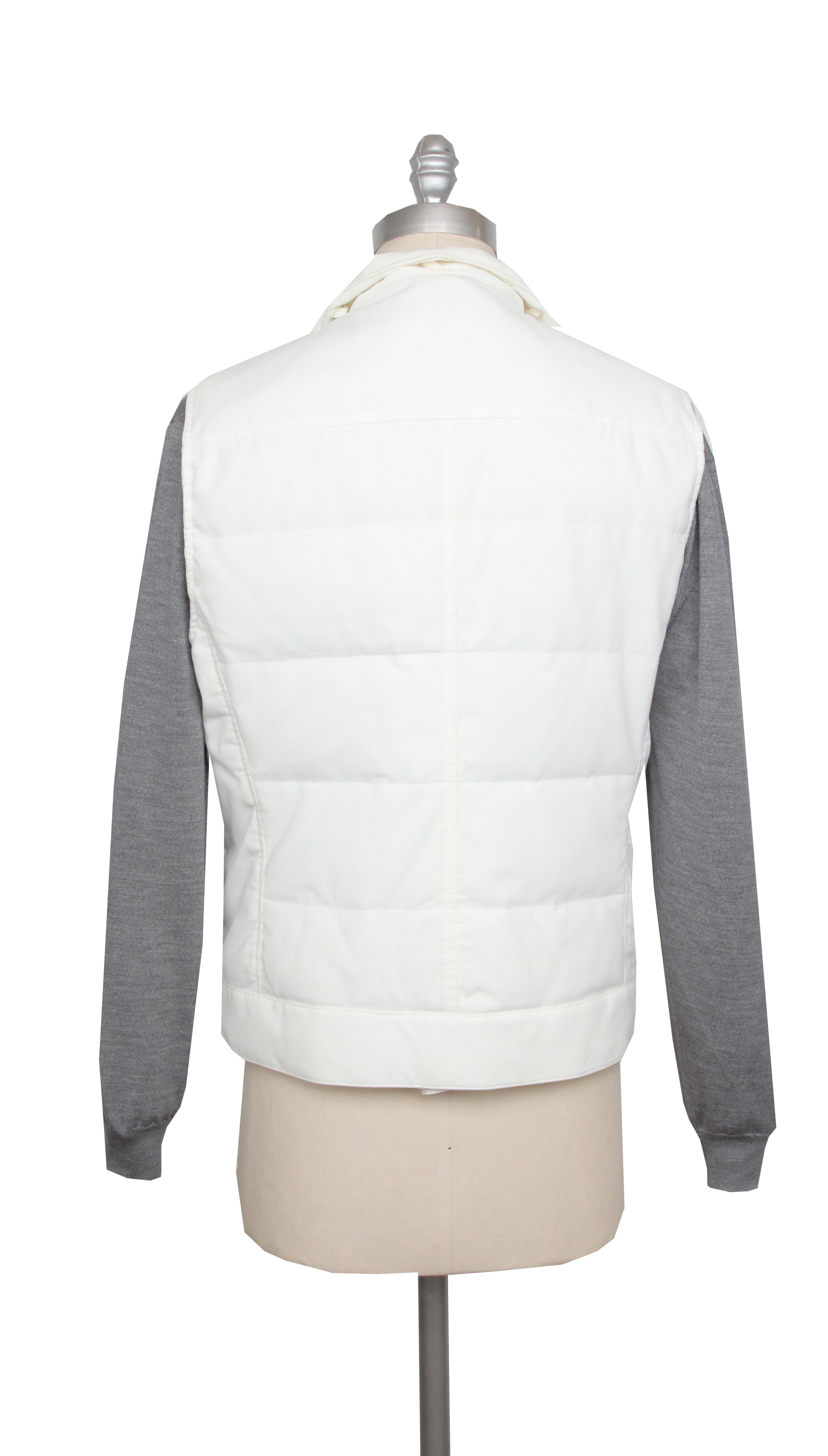 【送料&関税込】Brunello Cucinelli Padded Vest Brunello Cucinelli Men's Wool Padded Full-Zip Vest