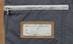 Brunello Cucinelli Light Brown Solid Jacket - (BC01082210) - Parent