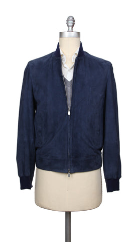 Brunello Cucinelli Navy Blue Jacket