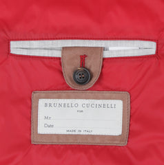 Brunello Cucinelli Brown Suede Solid Jacket Vest - (BC1026233) - Parent