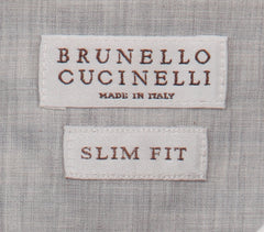 Brunello Cucinelli Light Blue Shirt - Slim - (BC27235) - Parent