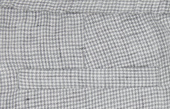 Brunello Cucinelli Gray Houndstooth Linen Pants - (BC919236) - Parent