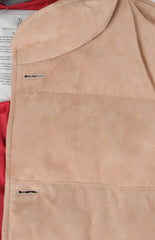 Brunello Cucinelli Light Brown Suede Jacket Vest - (BC1026234) - Parent
