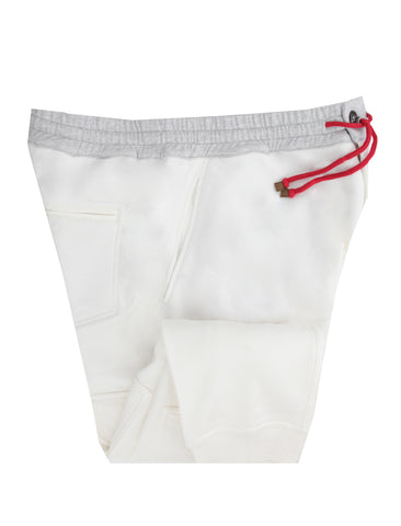 Brunello Cucinelli White Sweatpants