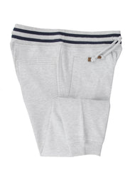 Brunello Cucinelli Light Gray Cotton Blend Sweatpants - XL - (BC926239)