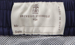 Brunello Cucinelli Navy Blue Swim Shorts - Slim - (BC611222) - Parent
