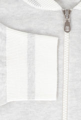 Brunello Cucinelli Light Gray Cotton  Jacket - (BC8142310) - Parent
