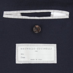 Brunello Cucinelli Dark Blue Silk Blend Sportcoat - (BC1024231) - Parent