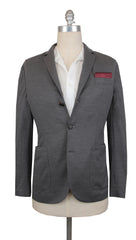 Brunello Cucinelli Gray Virgin Wool Solid Sportcoat - (BC1024233) - Parent