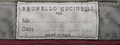 $775 Brunello Cucinelli Green Solid Cotton Pants - Full - (BC1016251) - Parent