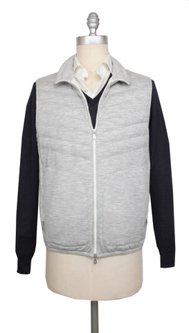 Brunello Cucinelli Light Gray Jacket Vest