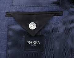 Barba Napoli Blue Wool Blend Solid Suit - (BN32223) - Parent