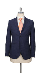 Barba Napoli Blue Wool Blend Melange Suit - (BN32229) - Parent