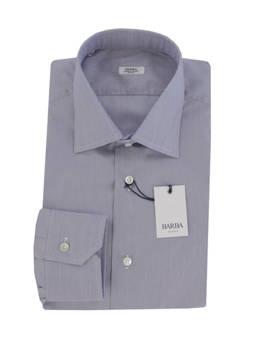 Barba Napoli Blue Shirt - Slim