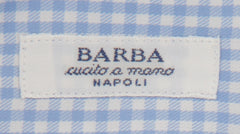 Barba Napoli Light Blue Micro-Check Shirt - Slim - (BN9122311) - Parent