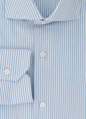 Barba Napoli Light Blue Striped Shirt - Extra Slim - (BN9122320) - Parent
