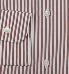 Barba Napoli Brown Cotton Shirt - Extra Slim - (BN1112222) - Parent