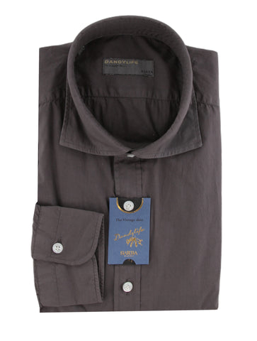 Barba Napoli Gray Shirt - Extra Slim