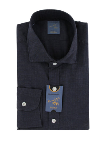 Barba Napoli Dark Blue Shirt - Extra Slim