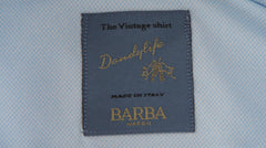 $375 Barba Napoli Light Blue Shirt - Extra Slim - (BN9162511) - Parent