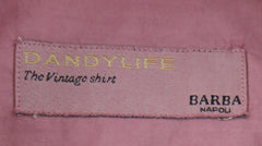 $375 Barba Napoli Pink Solid Cotton Shirt - Extra Slim - (BN1152612) - Parent