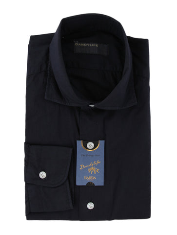 Barba Napoli Dark Blue Shirt - Extra Slim