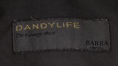 $375 Barba Napoli Gray Solid Cotton Shirt - Extra Slim - (BN916251) - Parent