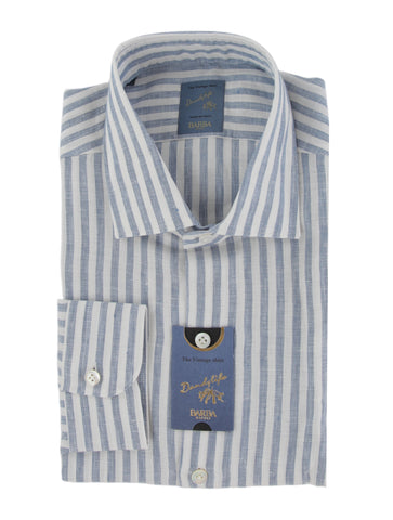 Barba Napoli Light Blue Shirt - Extra Slim
