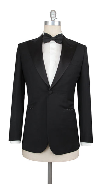 $6900 Brioni Black Wool Tuxedo - (BR572522) - Parent