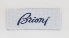 $550 Brioni White Solid Cotton Shirt - Slim - (BR552612) - Parent