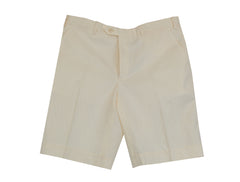 $525 Brioni Cream Solid Shorts -  - 32/48 - (BR610251)