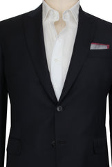 $6900 Brioni Midnight Navy Blue Wool Solid Sportcoat - (BR314264) - Parent