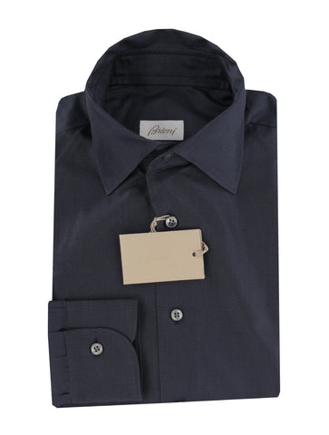 Brioni Dark Blue Shirt - Full
