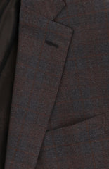 $6300 Brioni Brown Wool Plaid Sportcoat - (BR57256) - Parent
