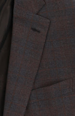 $6300 Brioni Brown Wool Plaid Sportcoat - (BR57256) - Parent
