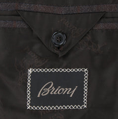 $6300 Brioni Brown Wool Plaid Sportcoat - (BR57256) - Parent