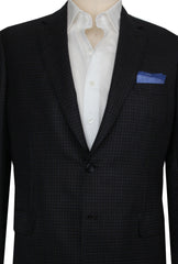 $5700 Brioni Dark Gray Cashmere Blend Check Sportcoat - (BR314263) - Parent