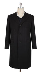 $7800 Brioni Dark Brown Wool Blend Solid Coat - (BR100920242) - Parent