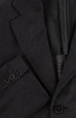 $7800 Brioni Dark Brown Wool Blend Solid Coat - (BR100920242) - Parent
