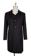 $10500 Brioni Dark Gray Wool Blend Solid Coat - 40/50 - (BR100920241)