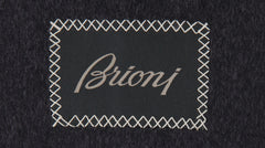 $10500 Brioni Dark Gray Wool Blend Solid Coat - (BR100920241) - Parent