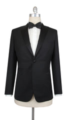 $6900 Brioni Black Wool Tuxedo - (BR572521) - Parent