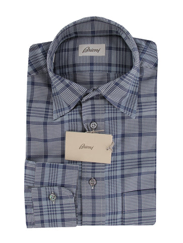 Brioni Blue Shirt - Slim