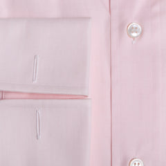 Brioni Pink Solid Cotton Shirt - Slim - (BR1123225) - Parent